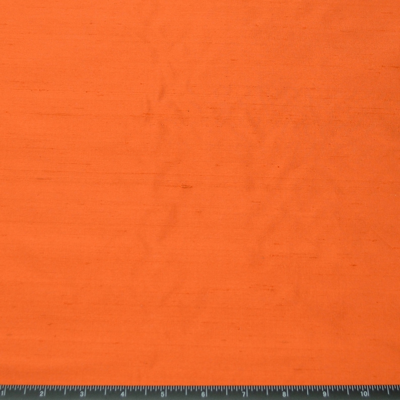 Jaffa Orange Silk Shantung 54