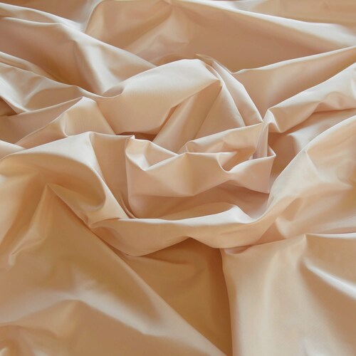 Iridescent Pink Sunset/Yellow-Green Taffeta Silk Fabric main image 0