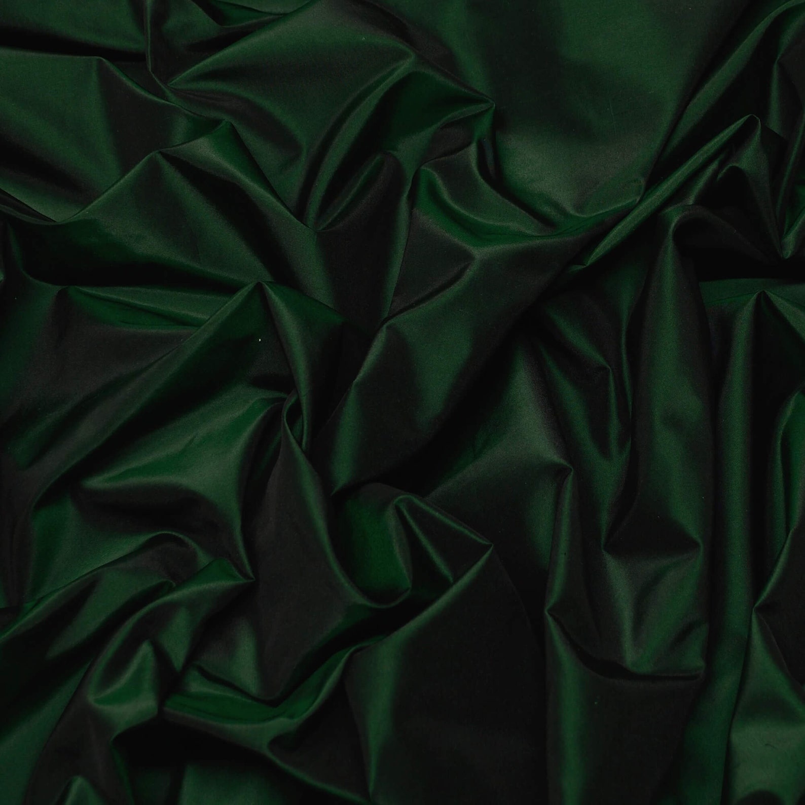 Iridescent Hunter Green Silk Taffeta 100 Silk Fabric Etsy