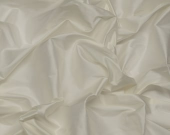 Off White Italian Shantung Silk Fabric main image 0
