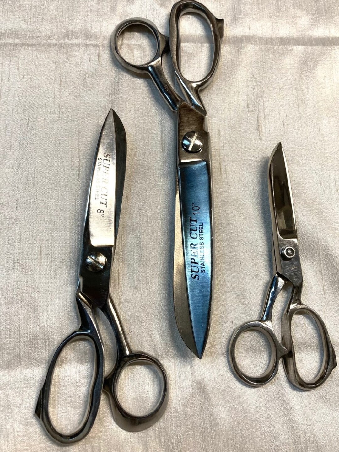 Slite Tech Professional Tailor Scissors – Stainless Steel Fabric Scissors (6/10 Inch)