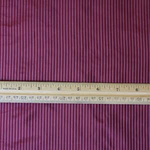 Red/Silver Tissue Taffeta Stripes 100% Silk Fabric, 44" Wide, By The Yard (SD-689)