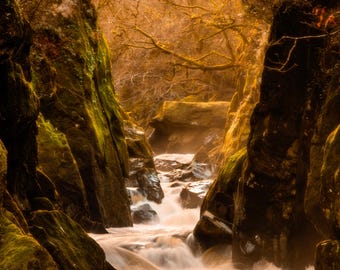Fairy Glen Wales Photo Print – Winter Landscape Photography