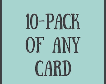 Recycled Paper Greeting Cards - Bulk Stationery Set, Kraft Envelopes