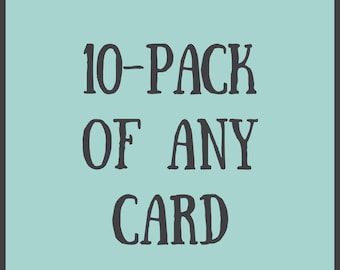 Pack of 10 Cards | Greeting Cards | Cards | Multi-Pack | Stationery | Bulk