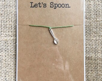 Let's Spoon Bracelet Card