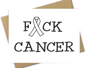 Wenskaart | Kanker | Get Well | F kanker | F kanker Card - aanpasbare