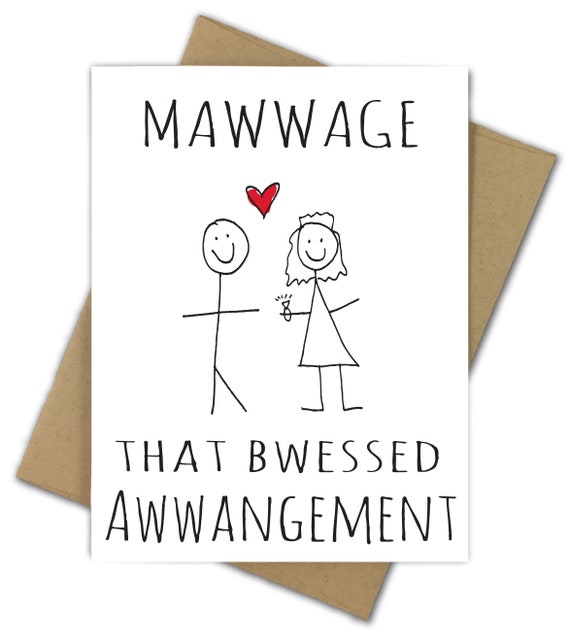 Greeting Card Wedding Shower Bridal Shower Anniversary Etsy