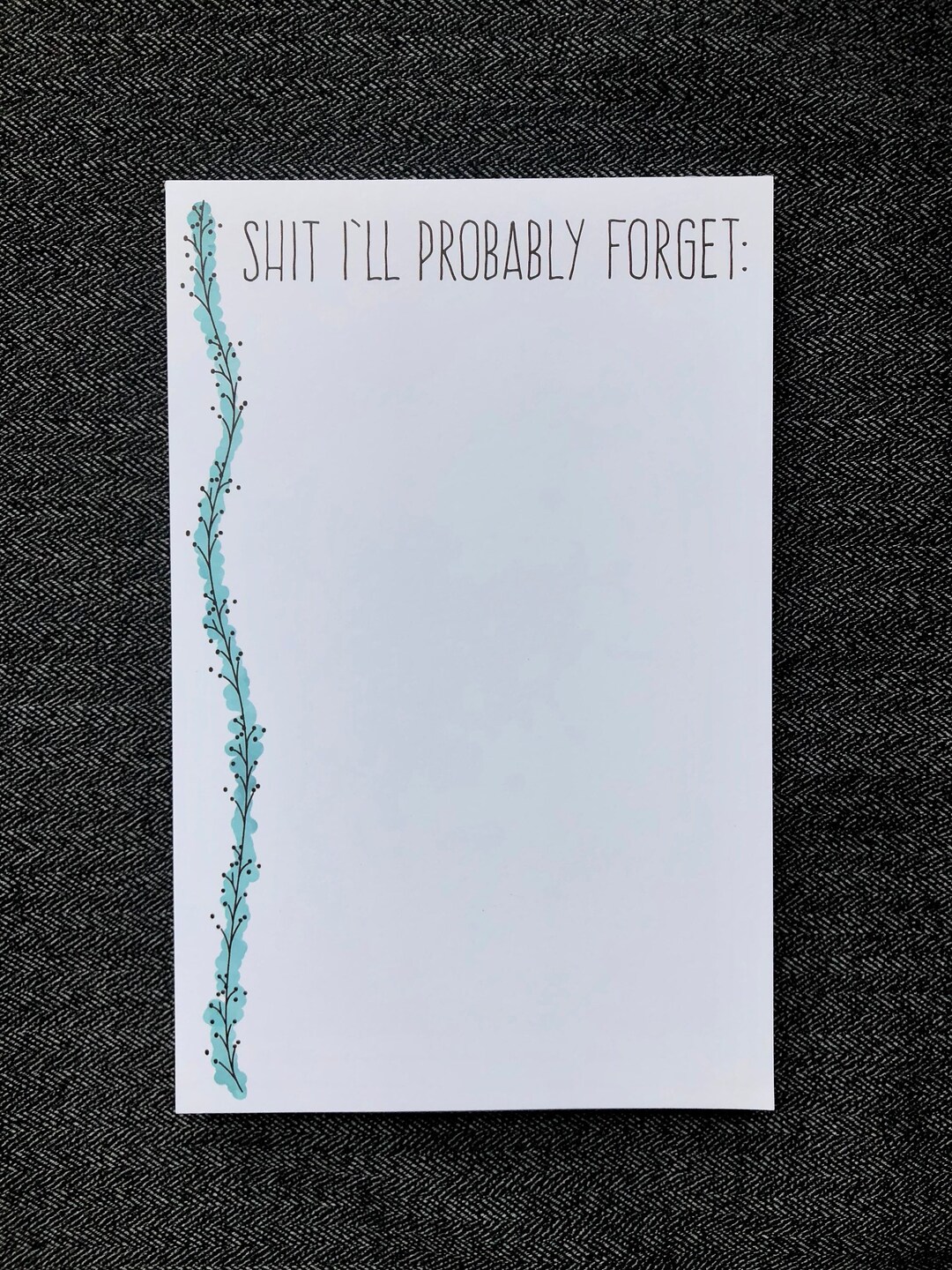 Notepad | Funny Notepad | Gift | Funny Gift | Humor | Birthday Gift ...