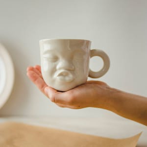 Unique Pottery Coffee Mug, Best Friend Gift, Sister Gift, Long Distance Boyfriend Gift, 1st Anniversary Gift, New Home Gift, New Office Gift