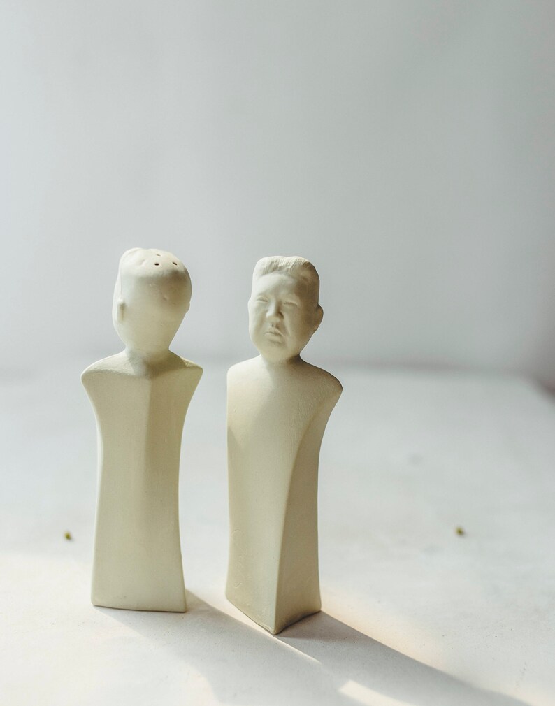 Modern Ceramics Salt And Pepper Shakers History Gift Ceramic Etsy
