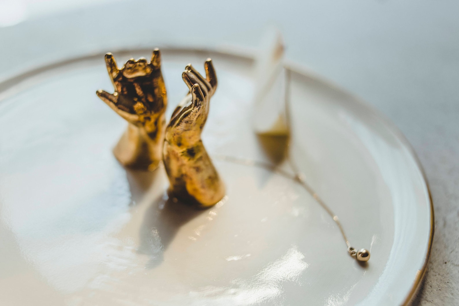 Ceramic Hand Jewelry Display Vanity Decor Bathroom Vanity Tray Etsy