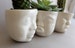 Ceramic Succulent Planter Set Succulent Pots Face Planter Head Planter Office Desk Accessories Modern Sculpture Cactus Decor New Home Gift