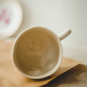 Ceramic Coffee Cup, Face Mug, Pottery Coffee Cup, Grumpy Mug, Porcelain Coffee Cup, Coffee Lovers, Tea Cup, Modern Mug, Funny Mug For Dad image 4