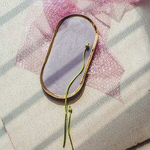 Golden Lilac Porcelain Vanity Tray, Trinket Dish image 3