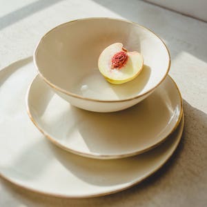 Modern Ceramics Dinner Plate Decorative Ceramic Plate Handmade Pottery Plate Ceramic Dinnerware Porcelain Dinnerware Ceramic Tableware image 7