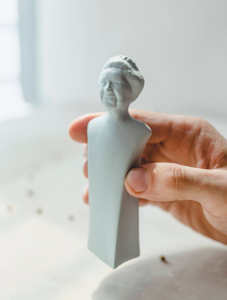 Queen Elizabeth Ceramic Sculpture Modern Ceramics Salt and Etsy