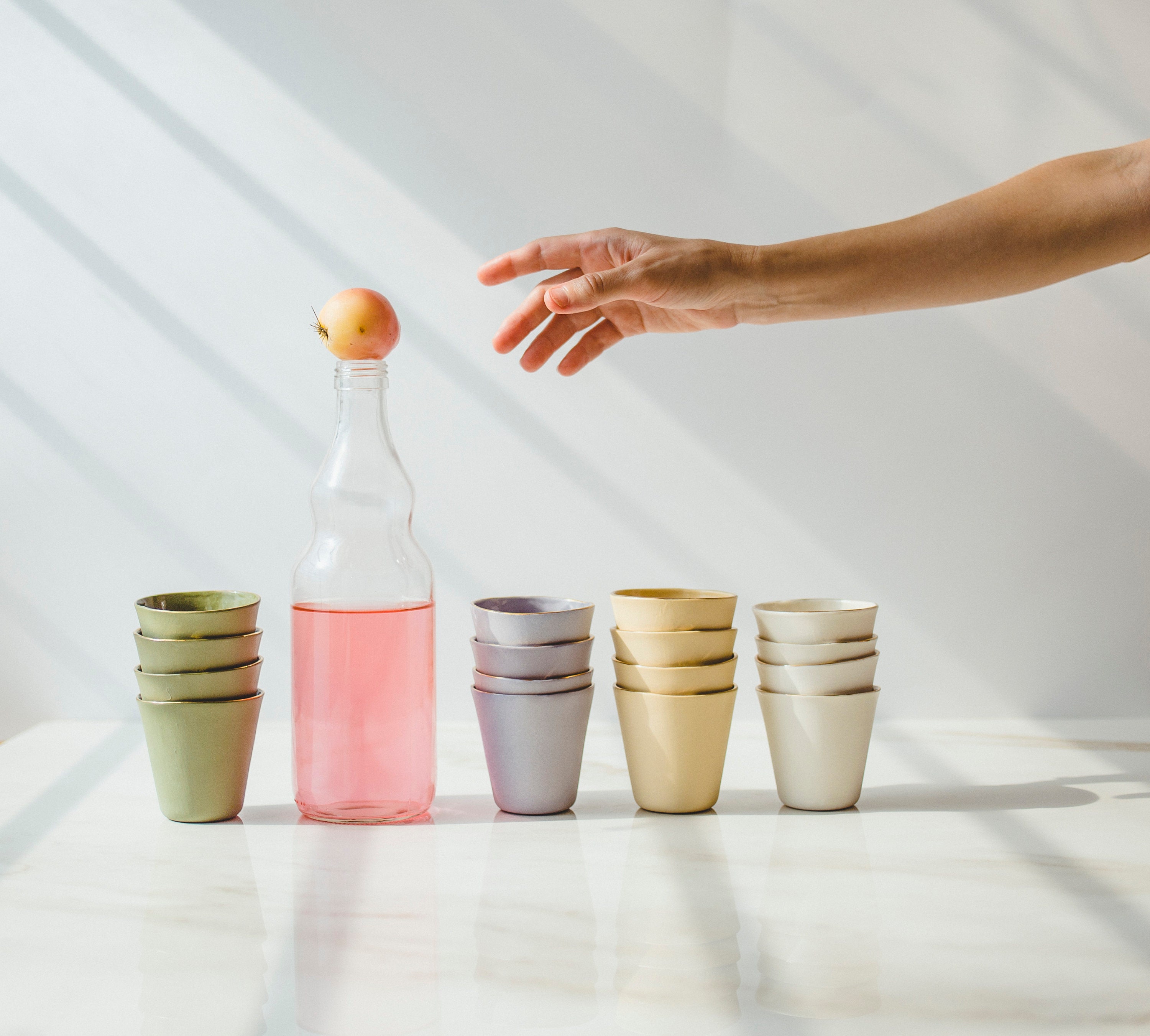 Modern Ceramics Espresso Cup Handmade Pottery Coffee Cups Office Decor New Job Gift Turkish Lovers W