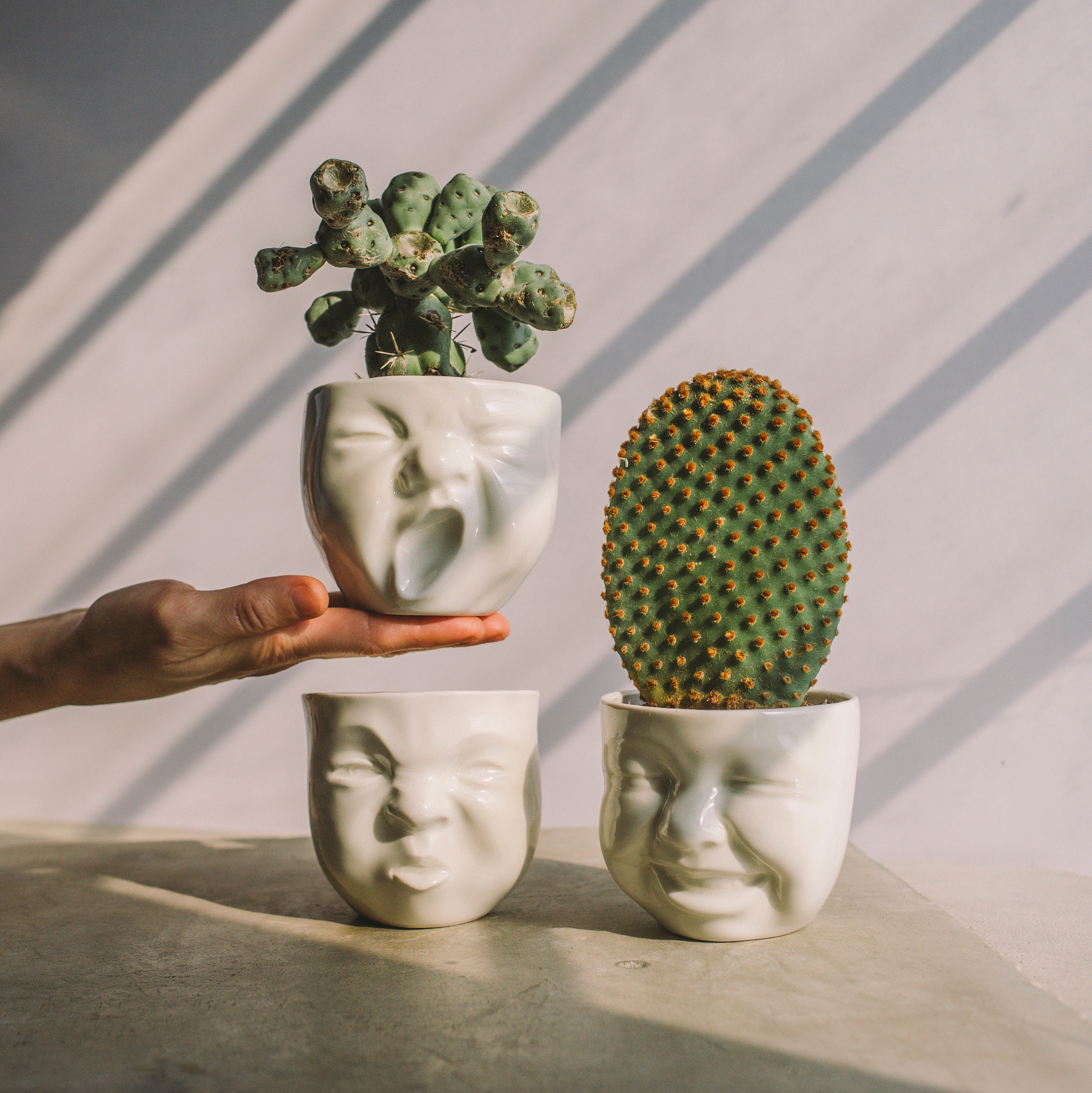 Ceramic Face Planter