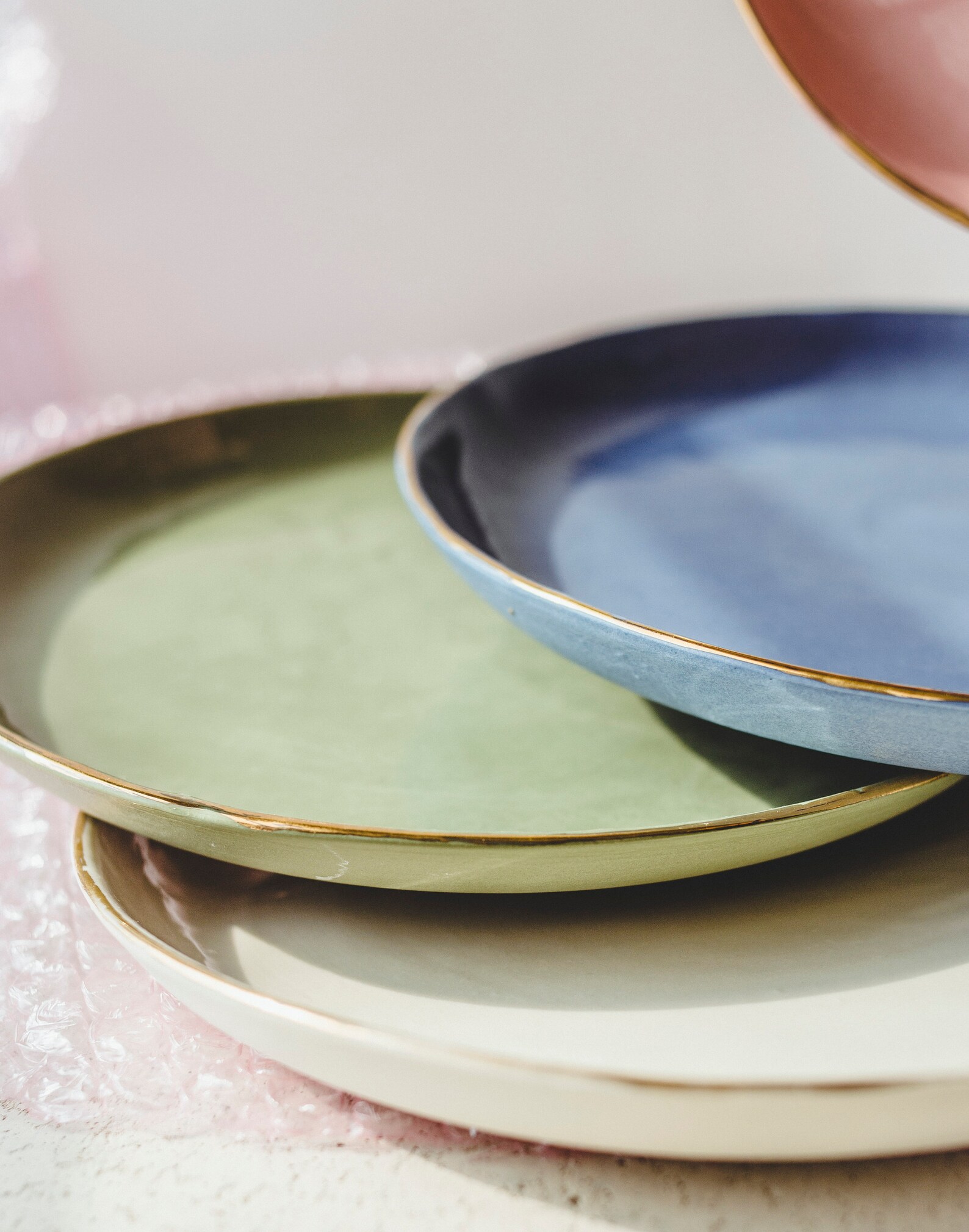 Small Ceramic Plate Dessert Plates Pottery Plates Salad Plates Etsy