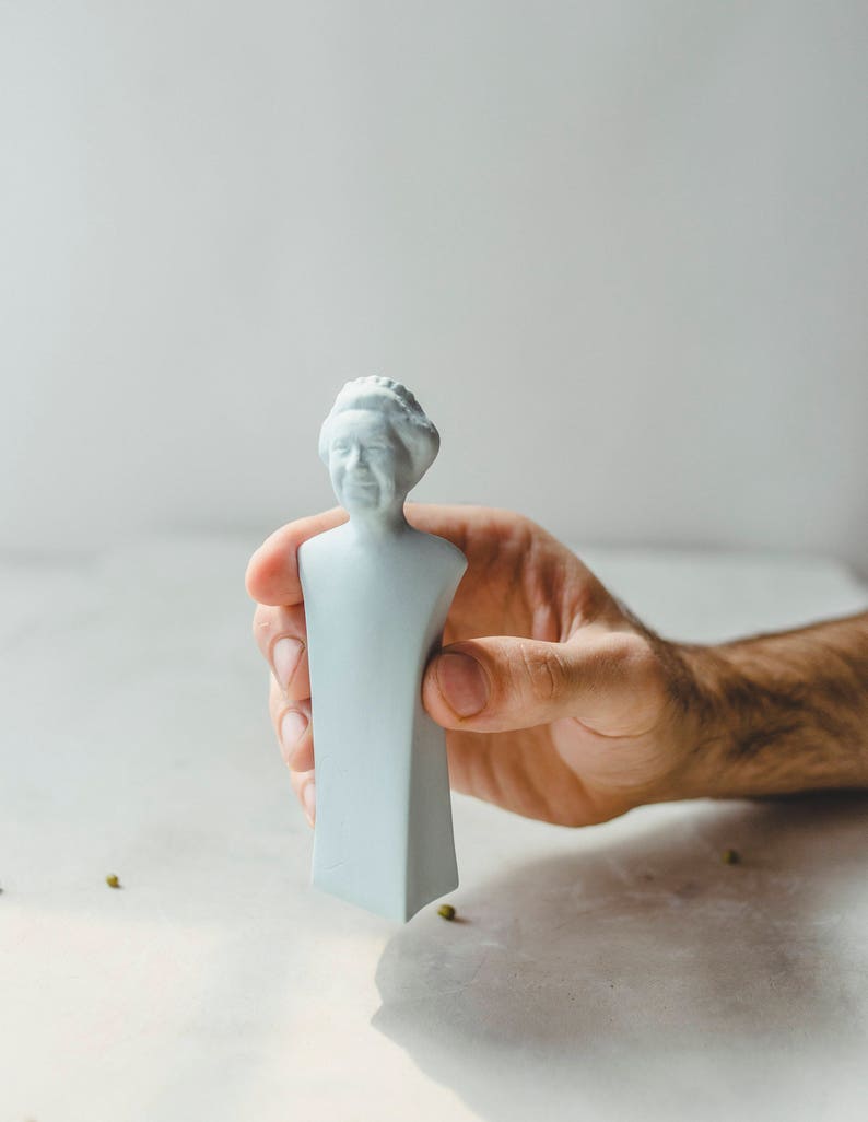 Queen Elizabeth Ceramic Sculpture Modern Ceramics Salt and Etsy