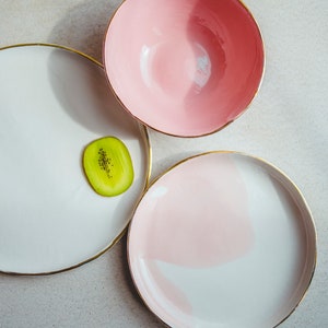 Dinner Set Ceramic Dinnerware Set Soup Bowls Dinner Plates Cake Plate