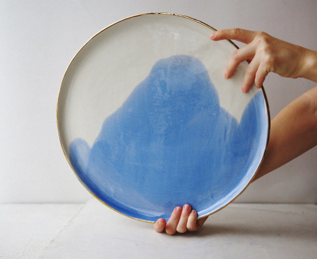 Large Ceramic Tray Bathroom Vanity Tray Table Centerpiece Etsy UK