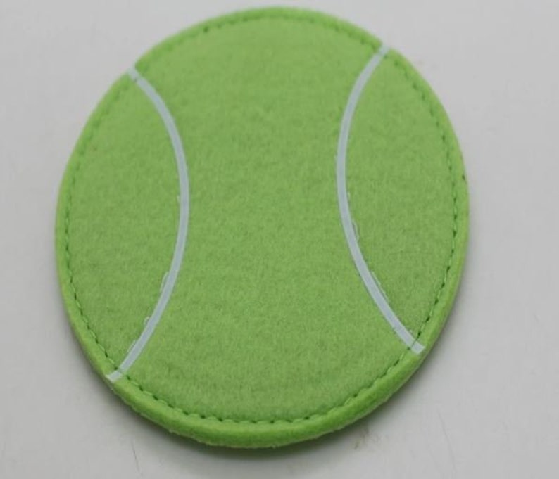 Felt Tennis Ball Drink Coasters Pack of 6 Tennis Team Etsy