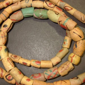 Old Powder Glass African Trade Akoso Bodom Bead Strand Made in - Etsy