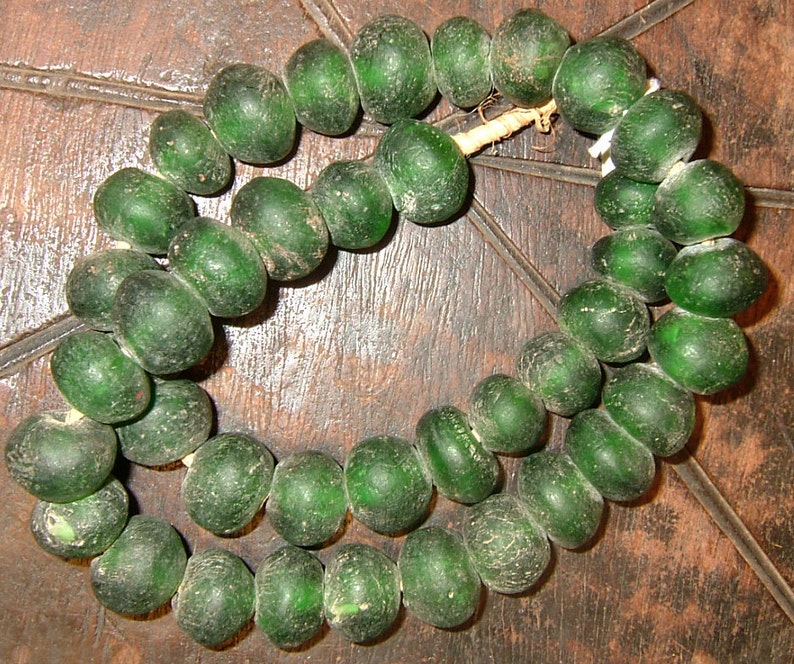 Large bottle beads made from recycling bottle in Ghana. 41 20 | Etsy