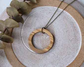 Hollow Circle Necklace