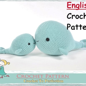 Amigurumi Pattern Whale Amigurumi Whale Pattern Crochet Pattern Amigurumi Crochet Animals Amigurumi Crochet Pattern Stuffed Animal Toys