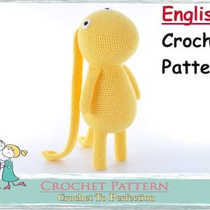 Amigurumi Pattern LARGE Beegu Pattern Crochet Pattern MOTHER Beegu Toy Crochet Pattern Beegu Amigurumi Pattern Alien Crochet Pattern Beegu