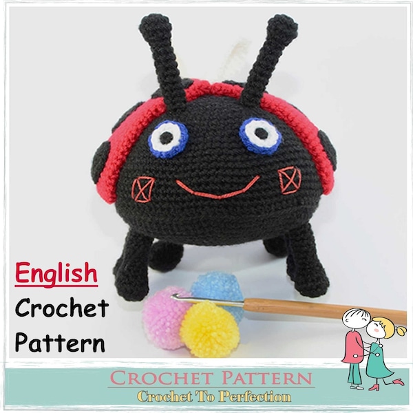 Gaston Amigurumi Patron au crochet coccinelle de Ben and Holly 2Fichiers PDF