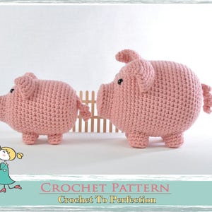 Amigurumi Pattern Pig Amigurumi Crochet Pattern Crochet Amigurumi Piglet Pattern Crochet Amigurumi Pattern Pig Crochet Toy Pig Pattern image 6