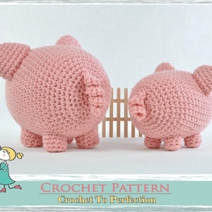 Amigurumi Pattern Pig Amigurumi Crochet Pattern Crochet Amigurumi Piglet Pattern Crochet Amigurumi Pattern Pig Crochet Toy Pig Pattern image 8