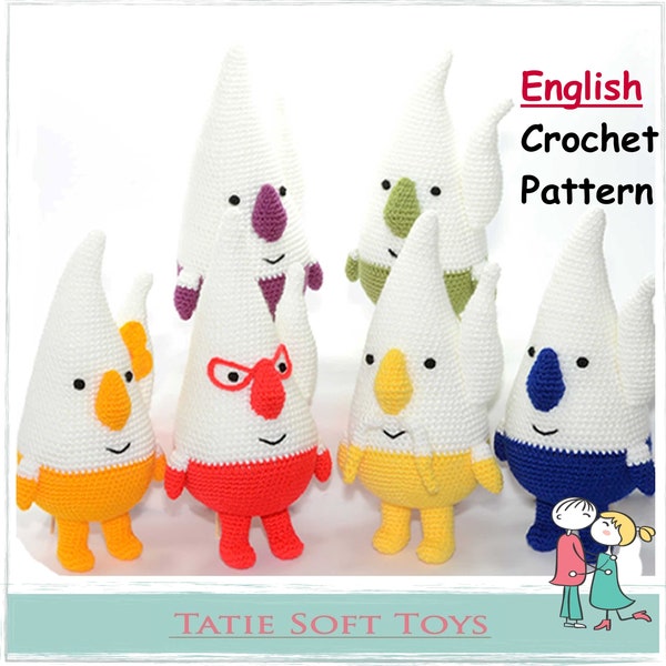 Patron au crochet Neep Amigurumi : inspiration Abney & Teal (Patron PDF)