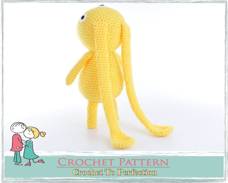 Amigurumi Pattern BABY Beegu Alien Toy Crochet Pattern Amigurumi Crochet Amigurumi Pattern Crochet Toy Alien Pattern Amigurumi Alien Toy image 8