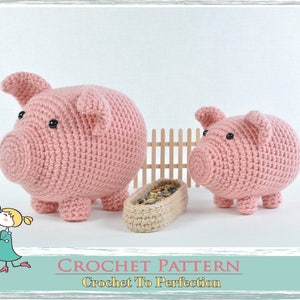 Amigurumi Pattern Pig Amigurumi Crochet Pattern Crochet Amigurumi Piglet Pattern Crochet Amigurumi Pattern Pig Crochet Toy Pig Pattern image 7