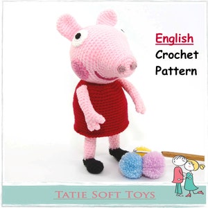 Patron Amigurumi Peppa Pig au crochet Patron Amigurumi au crochet Peppa Pig George Pig