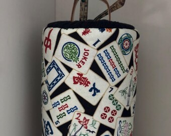 Mahjong Eyeglass Case Holder Use At Work Home Stand Up Eyeglass Case Makes Sweet Gift Stocking Stuffer Secret Santa Gift Best Keepsake Gift