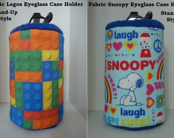 Soporte para gafas Lego con forma de Snoopy. Un regalo estupendo. Ideal para la oficina, el hogar, el escritorio, la encimera, el estudio, la cocina, el taller, etc.