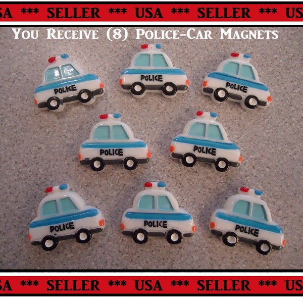 EMT Ambulance Magnets Police Car Magnets Policeman Gifts Ambulance Driver Gift Frig Magnet Holds Note Photo Message Shopping List Invitation