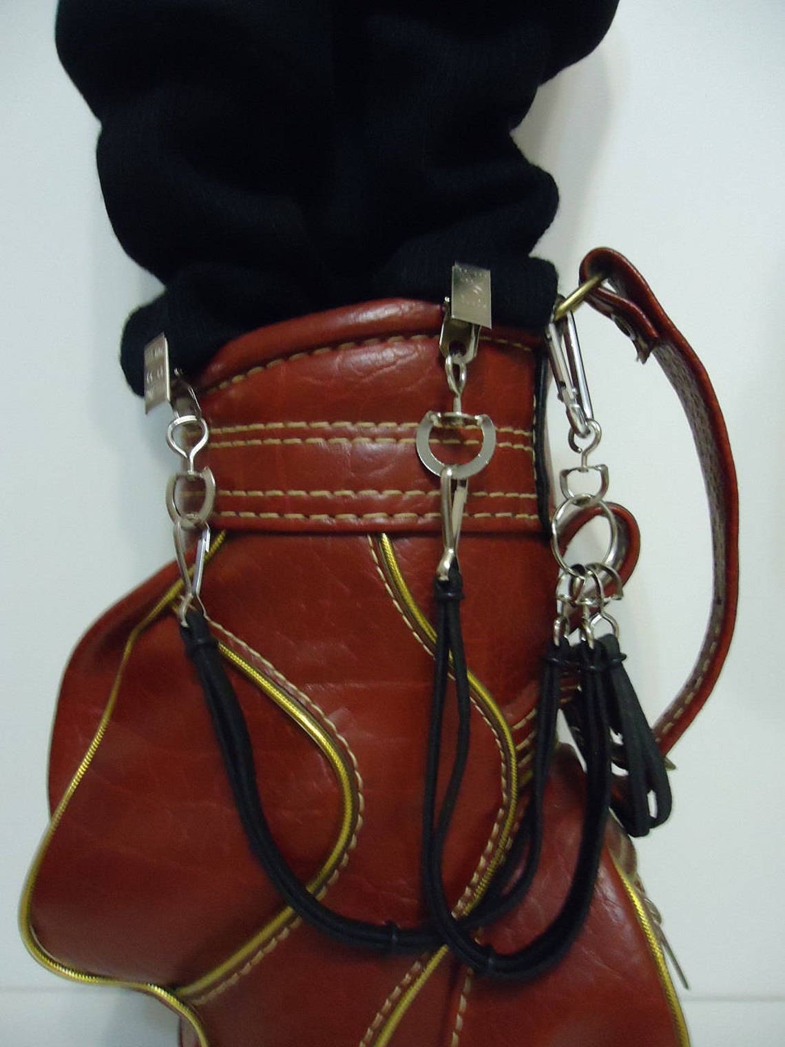 Golf Leash For Golf Headcovers Never Lose Your Golf Headcovers Etsy