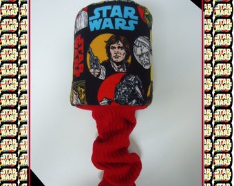 Star Wars Golf Head Cover Single Headcover "FREE" Lapel Pin W/Purchase Fits Up to #1 Size Golf Club Stand Up Star Wars Eyeglass Case Holder