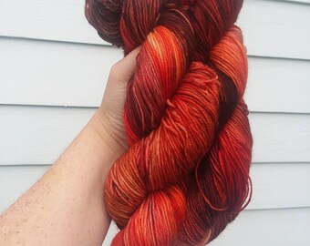 Halloween Harvest, Fingering Weight Yarn, Superwash Wool, 462 Yards