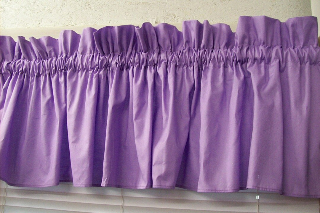 Lavender Valance 86x 16 Long Etsy