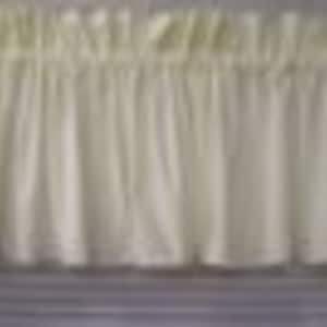 White or Natural color Valance  86&quot;wide  x 15&quot; long