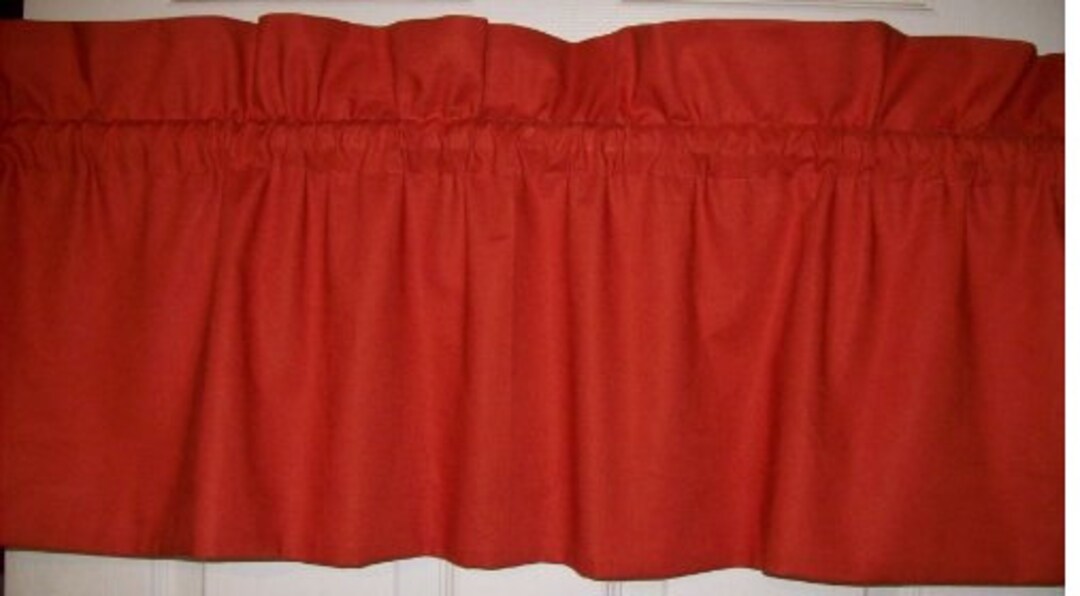 Red Valance 84