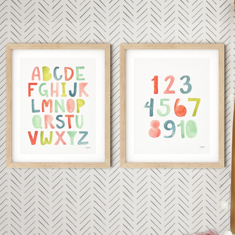 Abc 123 - Etsy